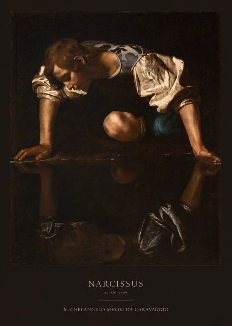 Michelangelo Merisi da Caravaggio Narcissus II No5 - Plakat