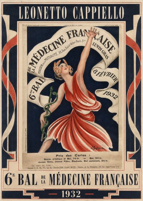 Leonetto Cappiello 6E Bal De La Médecine Française - 1932 No1 - Plakat