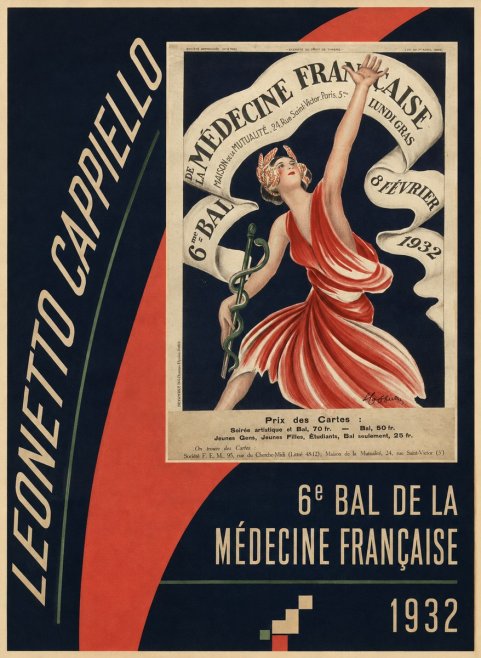 Leonetto Cappiello 6E Bal De La Médecine Française - 1932 No2 - Plakat
