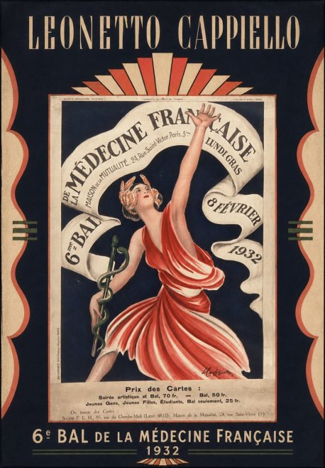 Leonetto Cappiello 6E Bal De La Médecine Française - 1932 No6 - Plakat