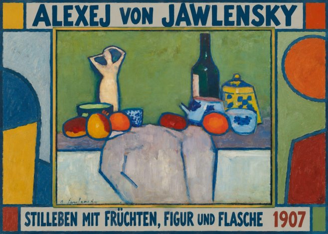 Alexej von Jawlensky Stilleben Mit Früchten, Figur Und Flasche 1907 No1 - Plakat