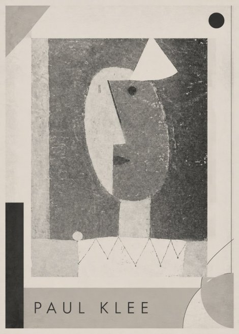 Paul Klee The Clown No1 - Plakat