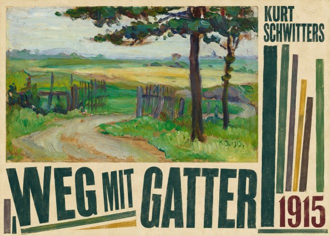 Kurt Schwitters Weg Mit Gatter No6 - Plakat