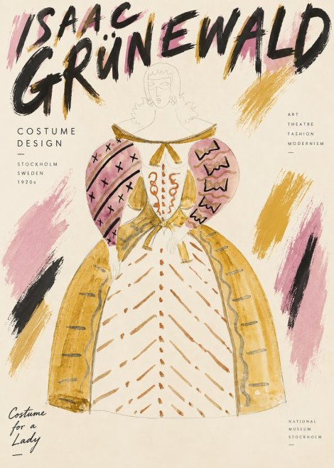 Isaac Grünewald Costume Design XII No3 - Plakat