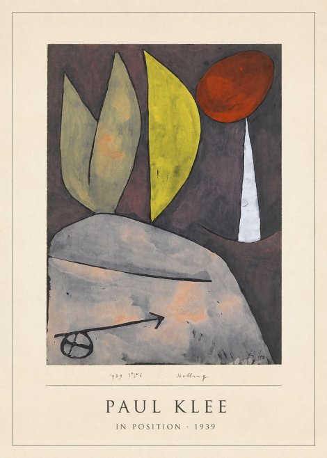 Paul Klee In Position No3 - Plakat