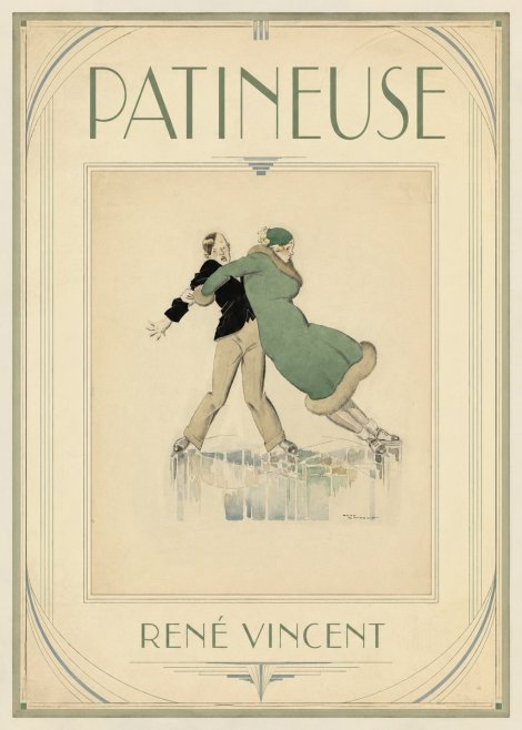 René Vincent Patineuse No1 - Plakat