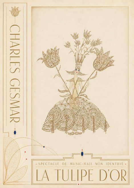 Charles Gesmar La Tulipe D'or No2 - Plakat