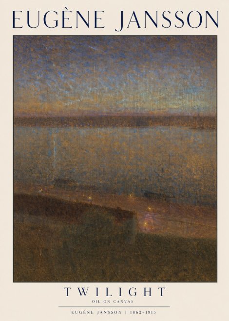 Eugène Jansson Twilight No1 - Plakat