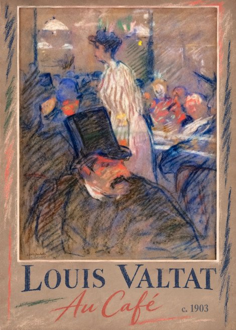 Louis Valtat Au Café No1 - Plakat