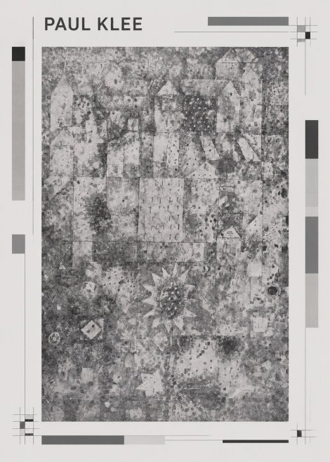 Paul Klee Town and Country No1 - Plakat