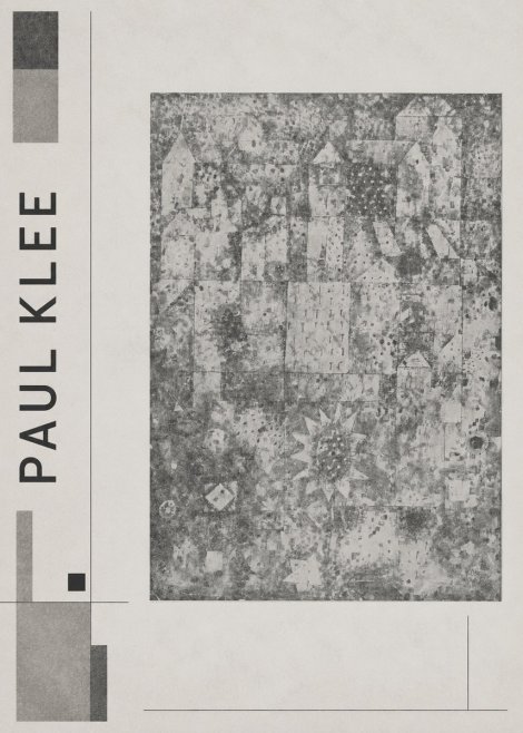 Paul Klee Town and Country No2 - Plakat