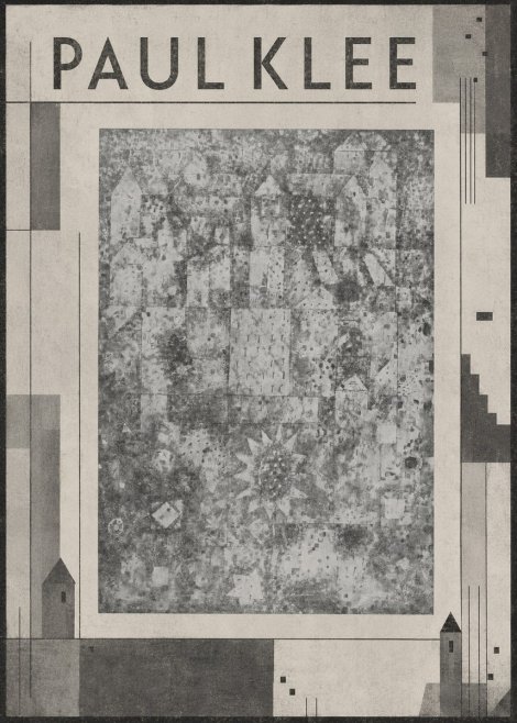 Paul Klee Town and Country No6 - Plakat