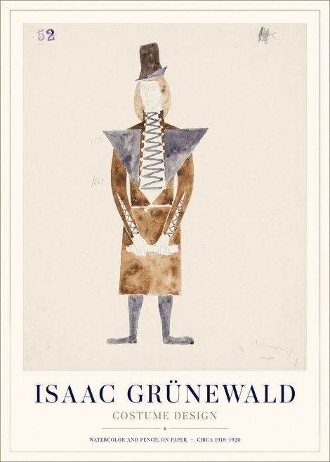 Isaac Grünewald Costume Design XIII No1 - Plakat