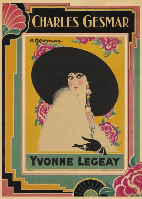 Charles Gesmar Yvonne Legeay No1 - Plakat
