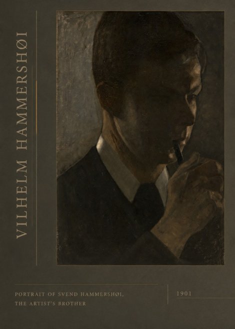 Vilhelm Hammershøi Portrait of Svend Hammershøi, the Artist's Brother No2 - Plakat