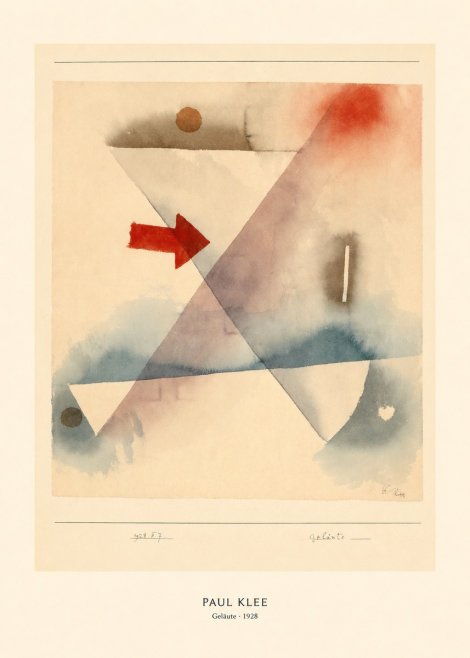 Paul Klee Geläute No5 - Plakat