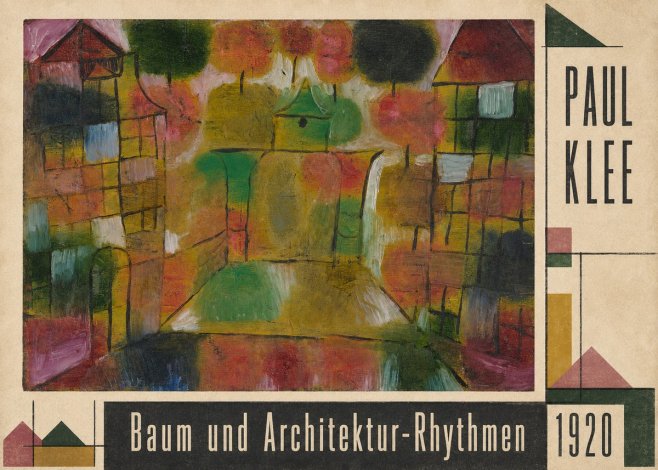 Paul Klee Baum Und Architektur-rhythmen No6 - Plakat