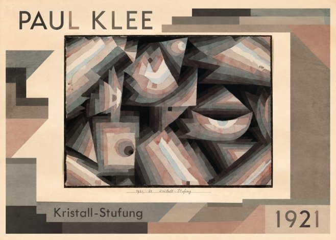 Paul Klee Kristall-stufung I No1 - Plakat