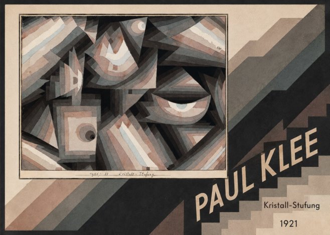 Paul Klee Kristall-stufung I No3 - Plakat