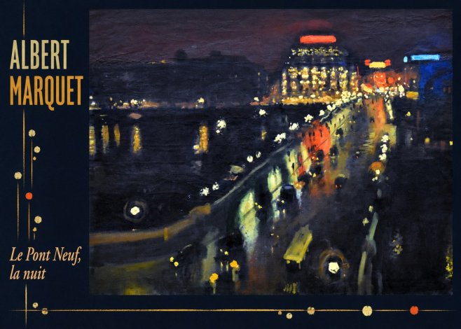 Albert Marquet Le Pont Neuf, La Nuit No3 - Plakat