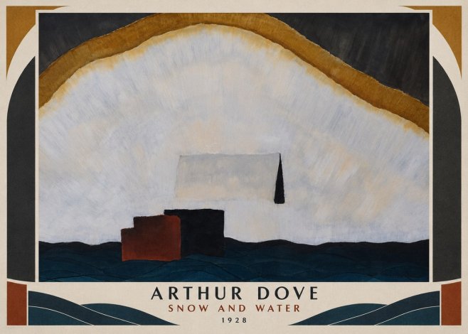 Arthur Dove Snow and Water No1 - Plakat