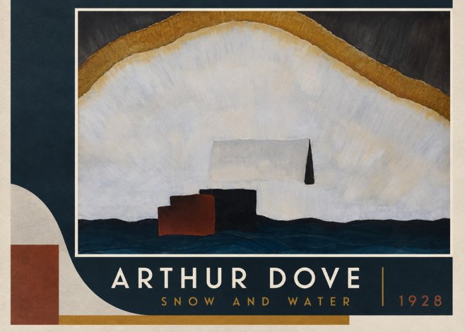 Arthur Dove Snow and Water No2 - Plakat