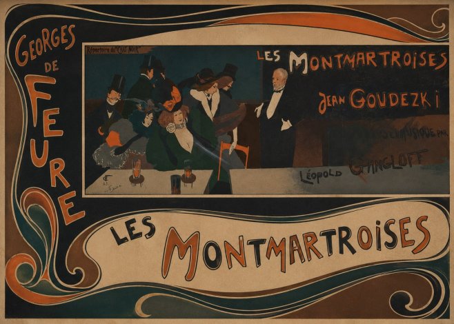 Georges de Feure Les Montmartroises No2 - Plakat