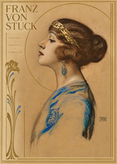 Franz von Stuck Head of a Girl No6 - Plakat