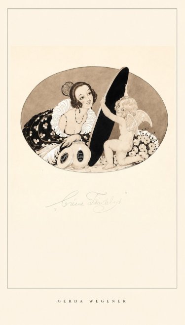 Gerda Wegener Crème Teindelys II No6 - Plakat