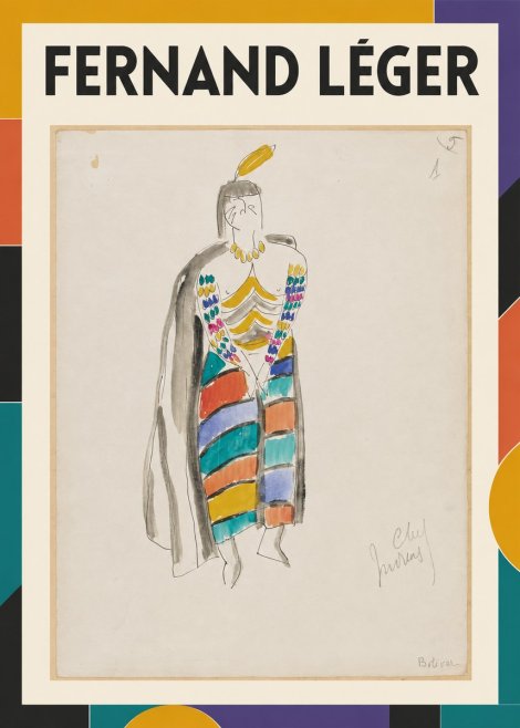 Fernand Léger Chef Moreau No4 - Plakat