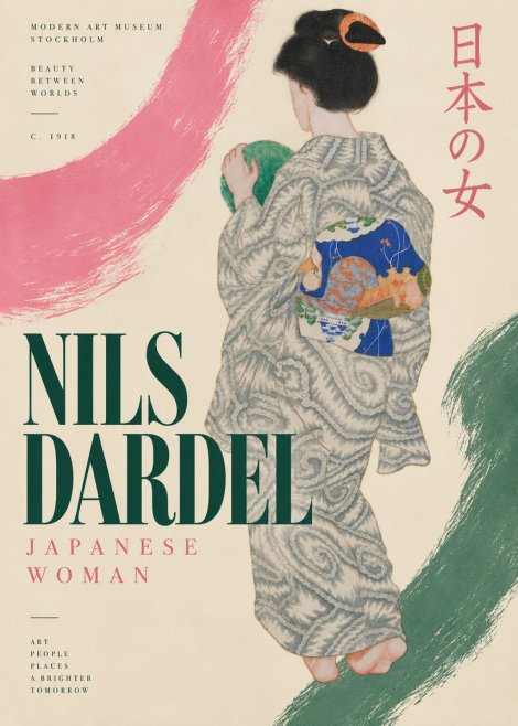 Nils Dardel Japanese Woman No6 - Plakat