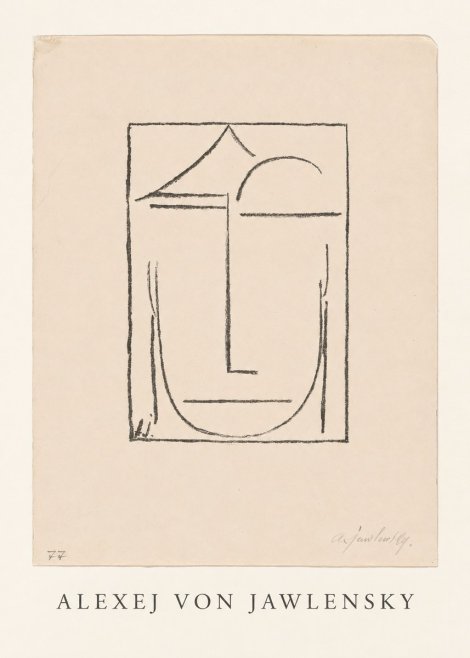 Alexej von Jawlensky Abstract Head No4 - Plakat