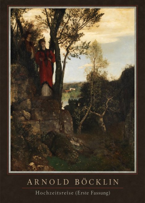 Arnold Böcklin Hochzeitsreise (Erste Fassung) No4 - Plakat
