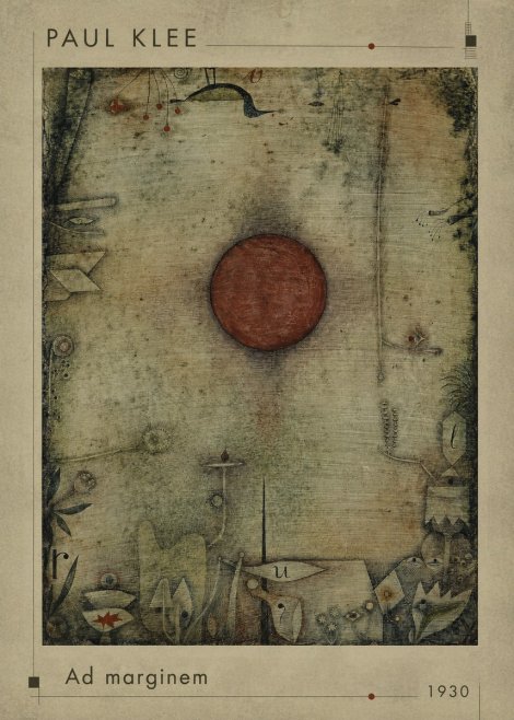 Paul Klee Ad Marginem No1 - Plakat