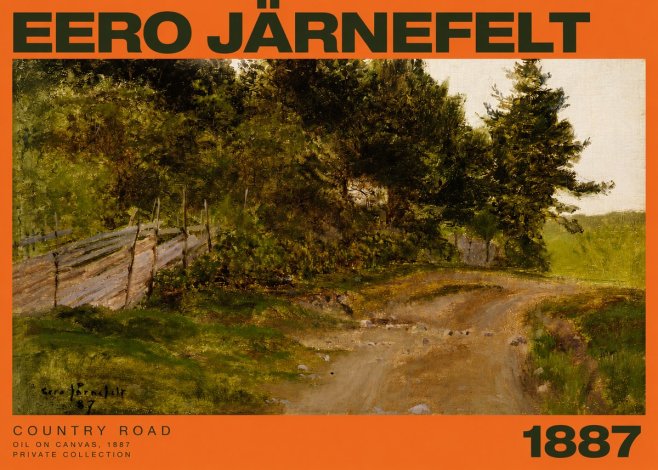 Eero Järnefelt Country Road No2 - Plakat