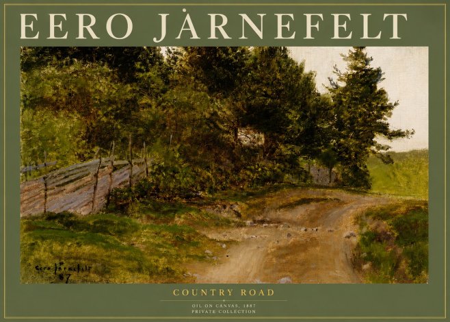 Eero Järnefelt Country Road No4 - Plakat