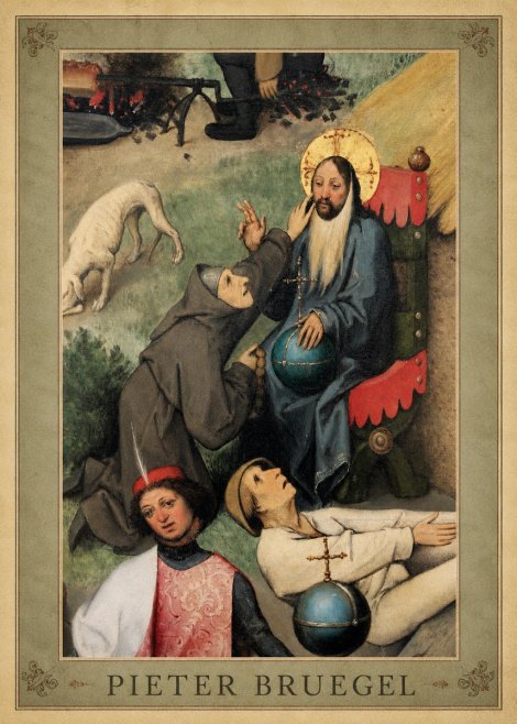 Pieter Bruegel The Adoration of the Magi - Detail No3 - Plakat