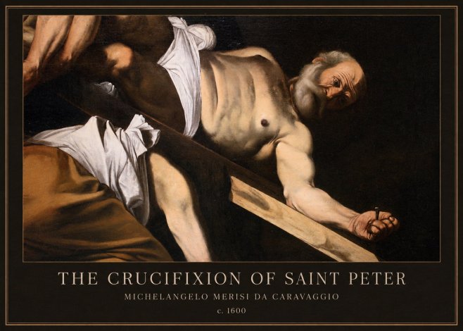 Michelangelo Merisi da Caravaggio The Crucifixion of Saint Peter V No1 - Plakat