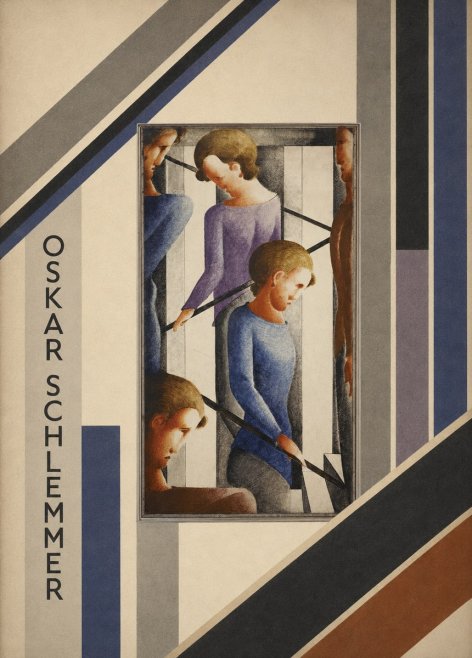 Oskar Schlemmer Staircase Figures II No5 - Plakat