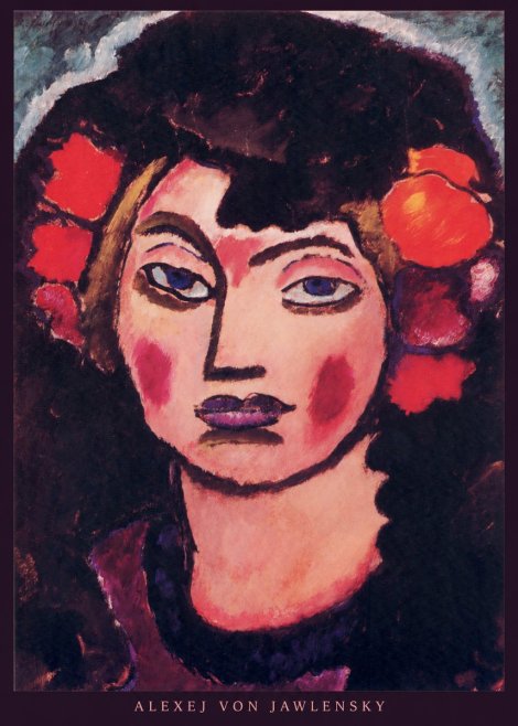 Alexej von Jawlensky Portrait of a Woman No5 - Plakat