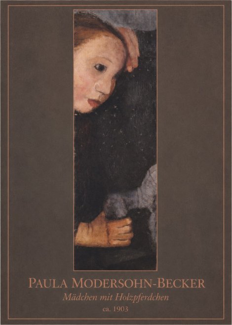 Paula Modersohn-Becker Mädchen Mit Holzpferdchen No1 - Plakat