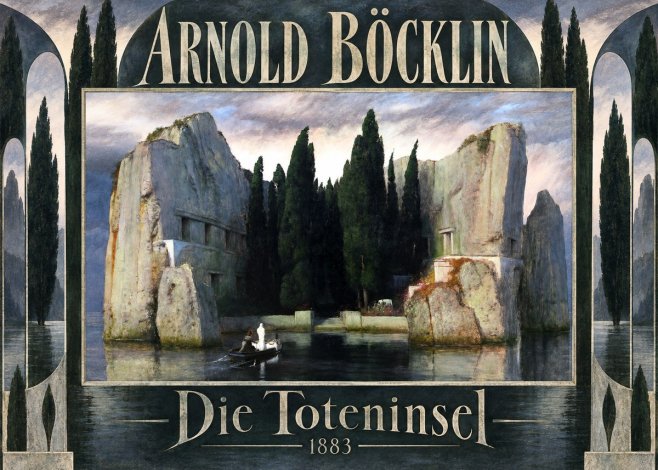 Arnold Böcklin Die Toteninsel VII No5 - Plakat