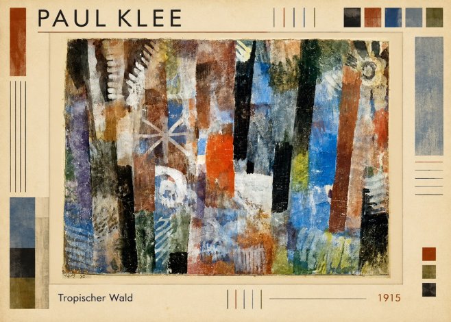 Paul Klee Tropischer Wald No1 - Plakat