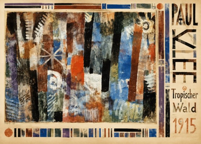 Paul Klee Tropischer Wald No5 - Plakat
