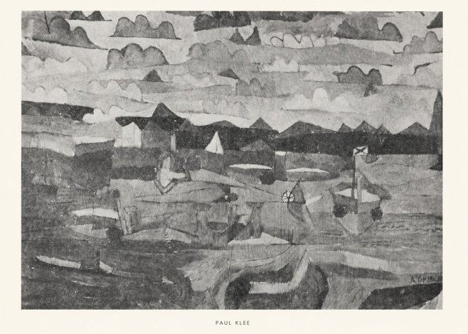 Paul Klee Coastal Landscape No6 - Plakat