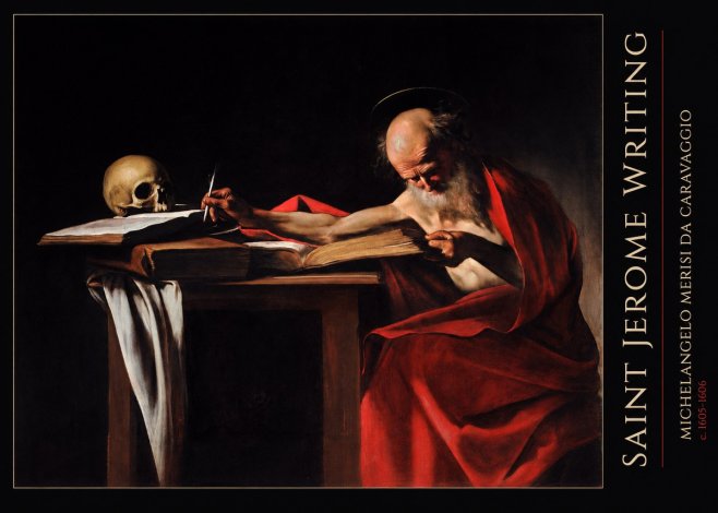 Michelangelo Merisi da Caravaggio Saint Jerome Writing IV No5 - Plakat