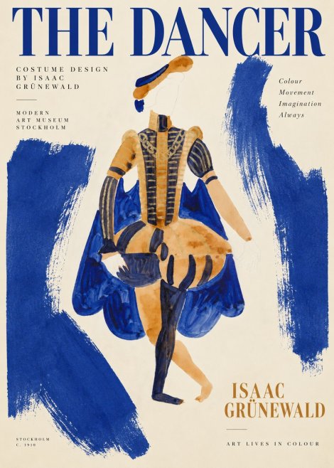 Isaac Grünewald Costume Design XV No3 - Plakat