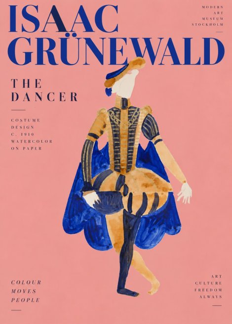 Isaac Grünewald Costume Design XV No4 - Plakat