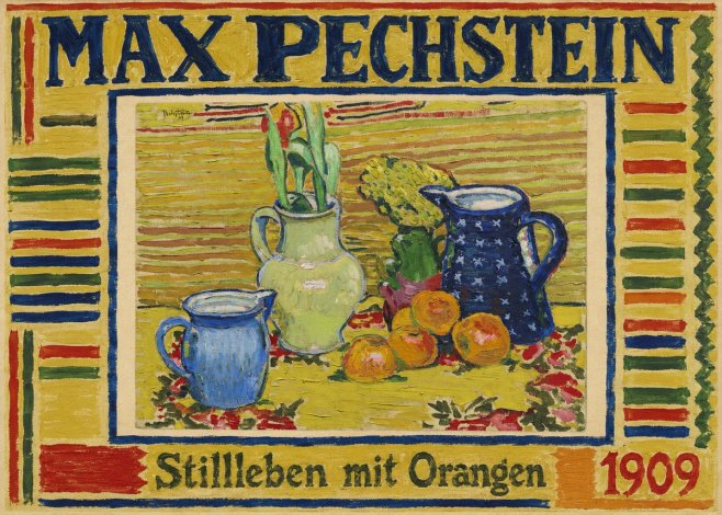 Max Pechstein Stillleben Mit Orangen No1 - Plakat