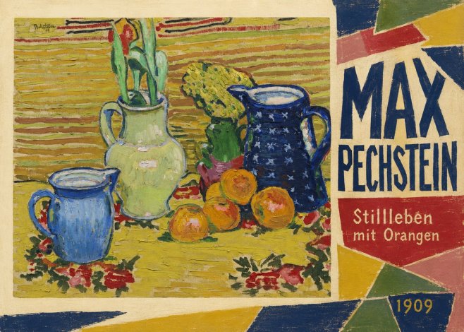 Max Pechstein Stillleben Mit Orangen No3 - Plakat